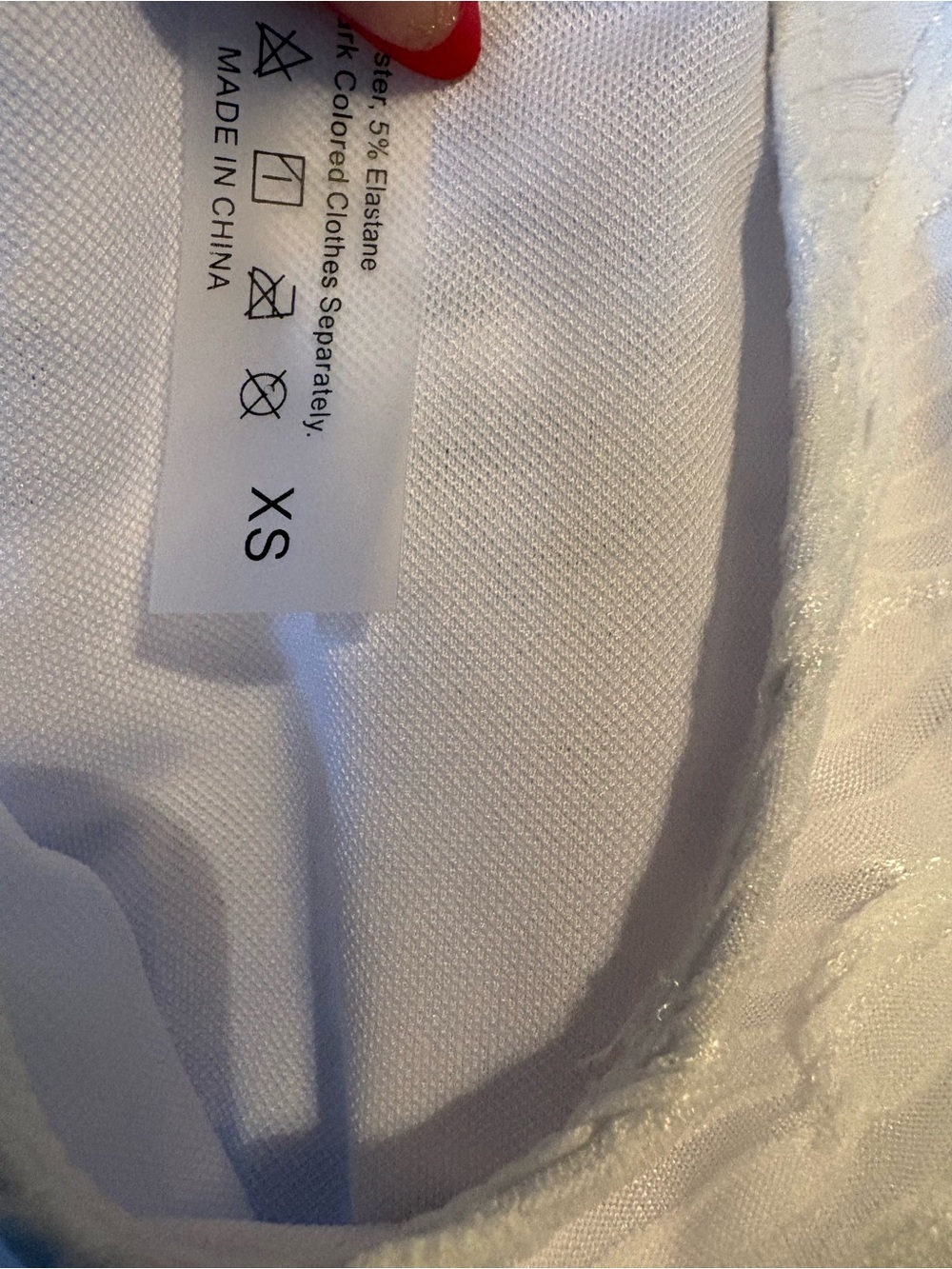 White Textured Bikini Set - Picture 4 of 5